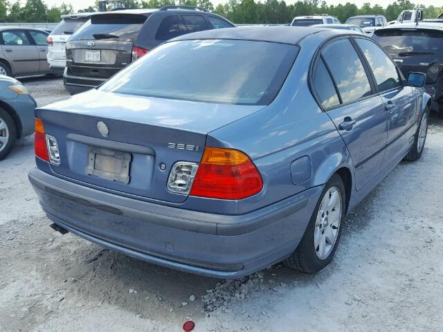 WBAAV33441FU78567 - 2001 BMW 325 I BLUE photo 4