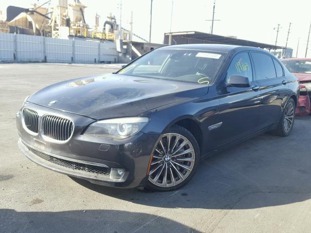 WBAKB83559CY61935 - 2009 BMW 750 LI BLUE photo 2