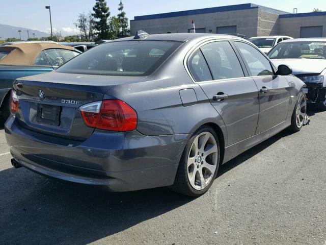 WBAVB33516PS12170 - 2006 BMW 330 I GRAY photo 4