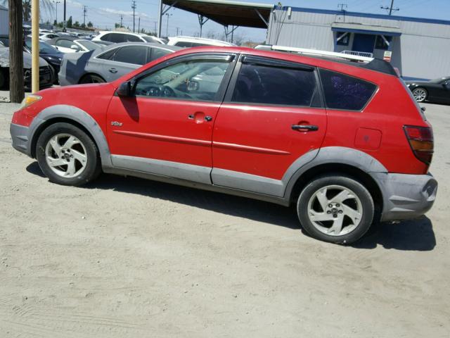 5Y2SL62833Z415738 - 2003 PONTIAC VIBE RED photo 9