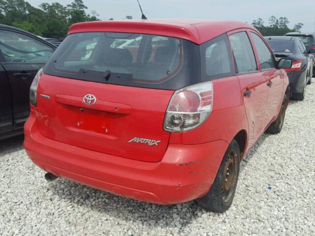 2T1KR32E75C347623 - 2005 TOYOTA COROLLA MA RED photo 4