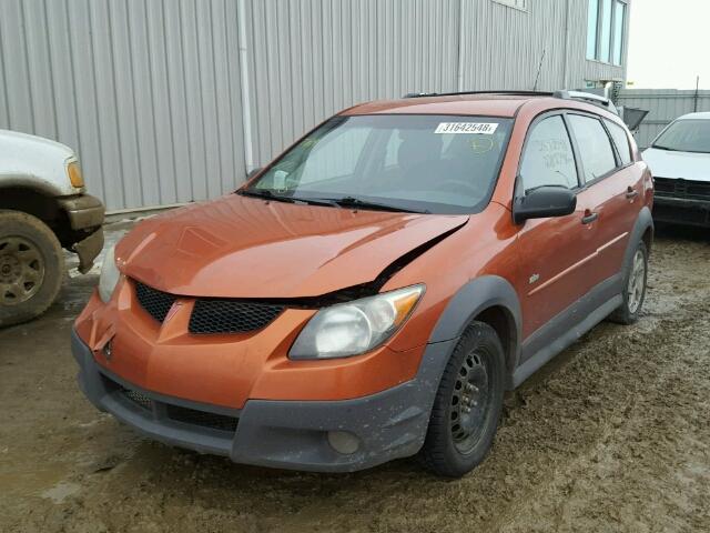 5Y2SL62824Z402240 - 2004 PONTIAC VIBE ORANGE photo 2