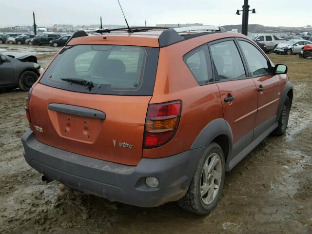 5Y2SL62824Z402240 - 2004 PONTIAC VIBE ORANGE photo 4