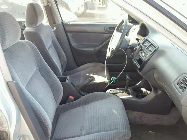 2HGEJ6614XH594699 - 1999 HONDA CIVIC BASE SILVER photo 5