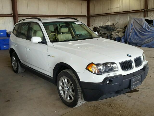 WBXPA73454WB24776 - 2004 BMW X3 2.5I WHITE photo 1