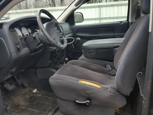 3D7KU26D63G822892 - 2003 DODGE RAM 2500 S BLACK photo 5