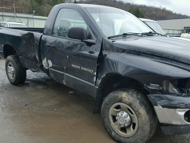 3D7KU26D63G822892 - 2003 DODGE RAM 2500 S BLACK photo 9