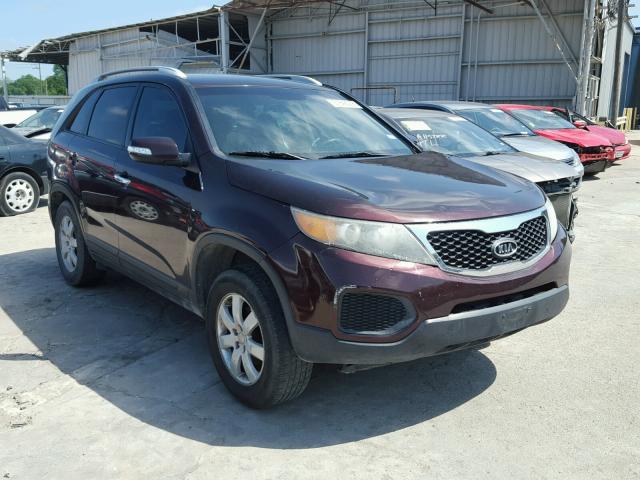 5XYKT4A20BG125682 - 2011 KIA SORENTO BA MAROON photo 1