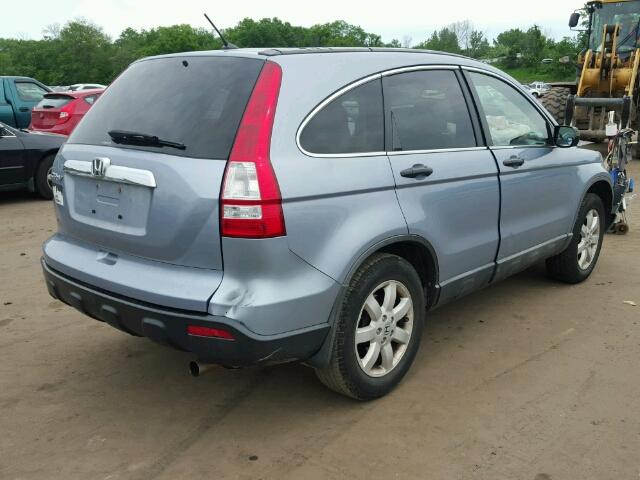 5J6RE48528L013434 - 2008 HONDA CR-V EX BLUE photo 4