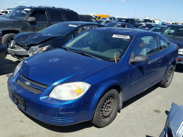 1G1AK12F257638229 - 2005 CHEVROLET COBALT BLUE photo 2