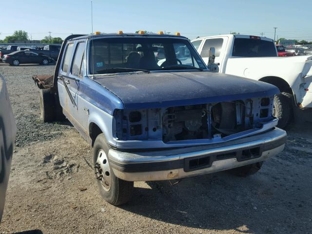 1FTJW35F2TEA54389 - 1996 FORD F350 BLUE photo 1