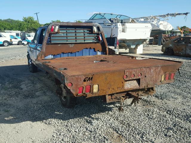 1FTJW35F2TEA54389 - 1996 FORD F350 BLUE photo 3