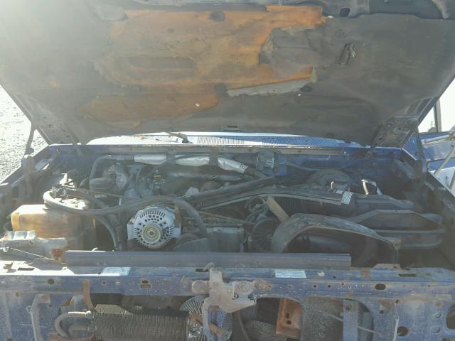 1FTJW35F2TEA54389 - 1996 FORD F350 BLUE photo 7