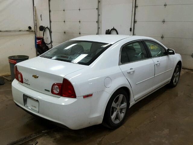 1G1ZC5EU4BF106659 - 2011 CHEVROLET MALIBU 1LT WHITE photo 4