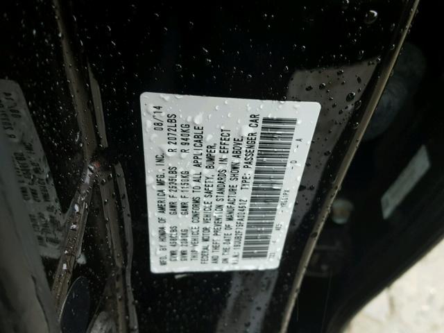 19UUB2F75FA004612 - 2015 ACURA TLX ADVANC Qara foto 10