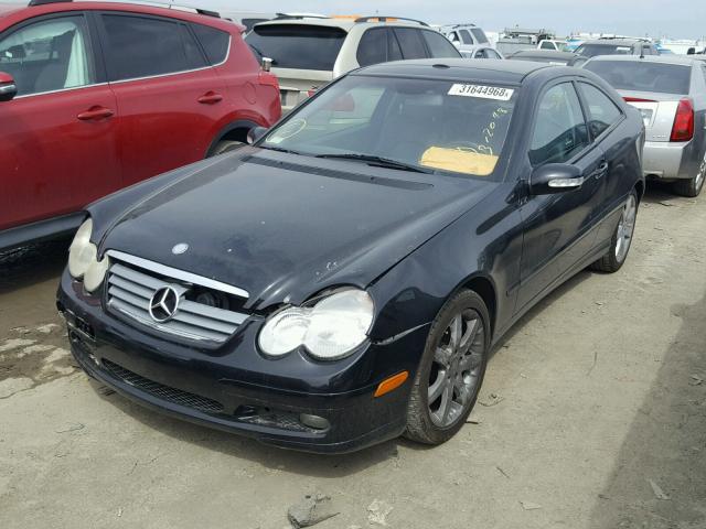 WDBRN64J13A458044 - 2003 MERCEDES-BENZ C 320 SPOR BLACK photo 2