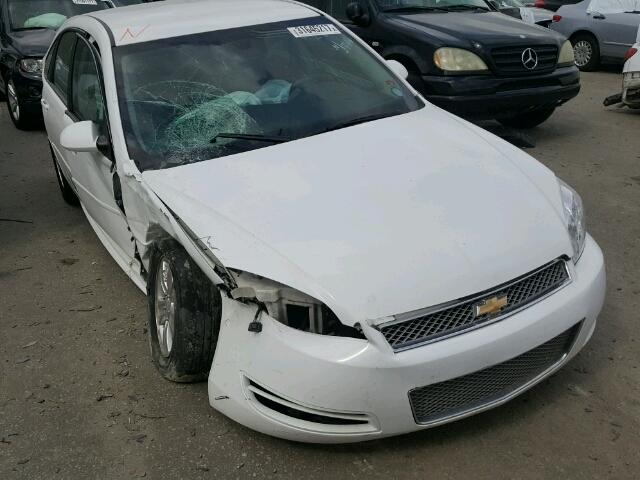 2G1WF5E34C1296098 - 2012 CHEVROLET IMPALA LS WHITE photo 1