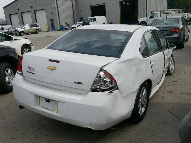 2G1WF5E34C1296098 - 2012 CHEVROLET IMPALA LS WHITE photo 4