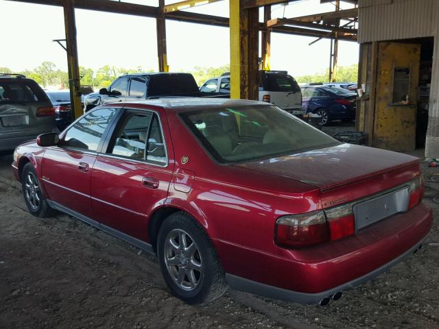 1G6KS54Y1WU932373 - 1998 CADILLAC SEVILLE SL RED photo 3