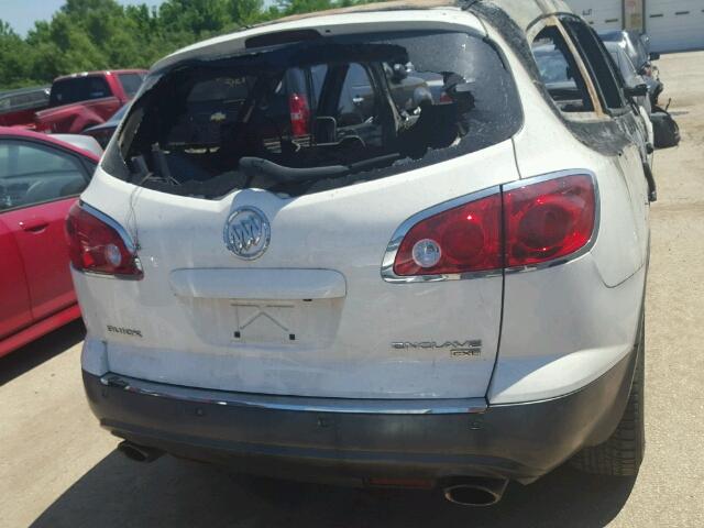 5GAEV23708J181667 - 2008 BUICK ENCLAVE CX BURN photo 10