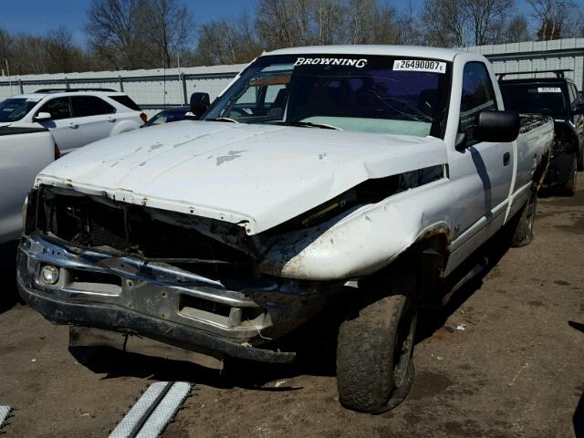 1B7HF16Z5TS505571 - 1996 DODGE RAM 1500 WHITE photo 2