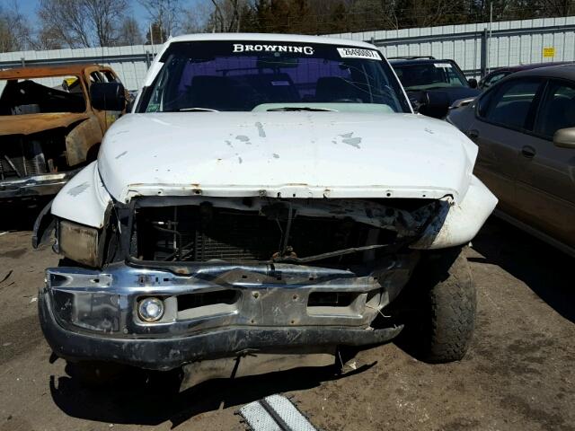 1B7HF16Z5TS505571 - 1996 DODGE RAM 1500 WHITE photo 9