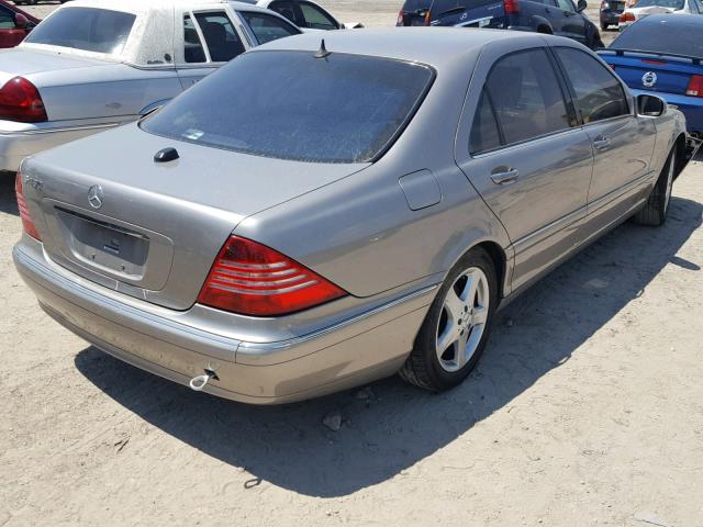 WDBNG70JX4A416333 - 2004 MERCEDES-BENZ S 430 SILVER photo 4
