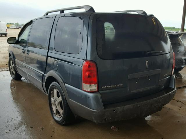 1GMDV33L86D143091 - 2006 PONTIAC MONTANA SV BLUE photo 3