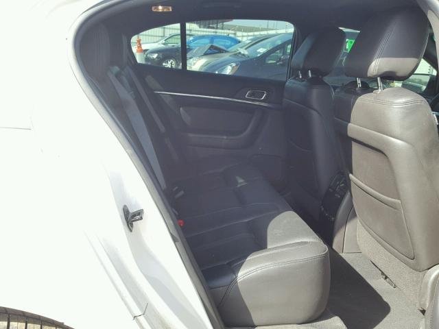 1LNHM93R59G629422 - 2009 LINCOLN MKS WHITE photo 6