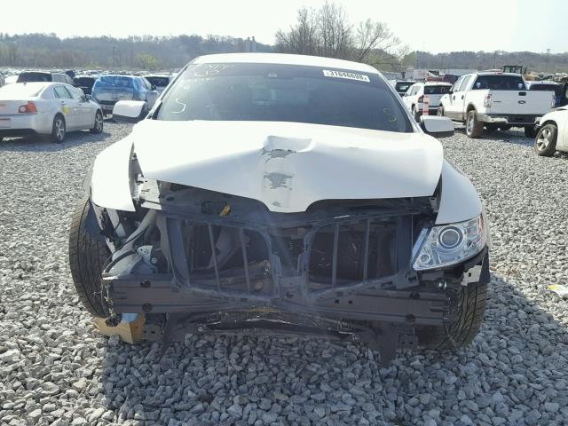 1LNHM93R59G629422 - 2009 LINCOLN MKS WHITE photo 7