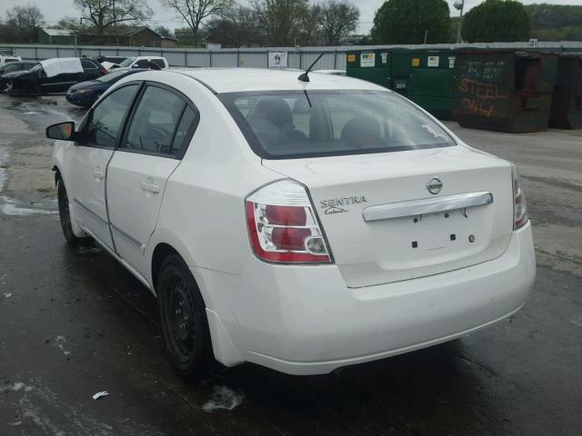 3N1AB6AP3AL648016 - 2010 NISSAN SENTRA 2.0 WHITE photo 3