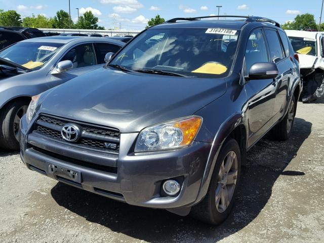 JTMRK4DV2A5097916 - 2010 TOYOTA RAV4 SPORT GRAY photo 2