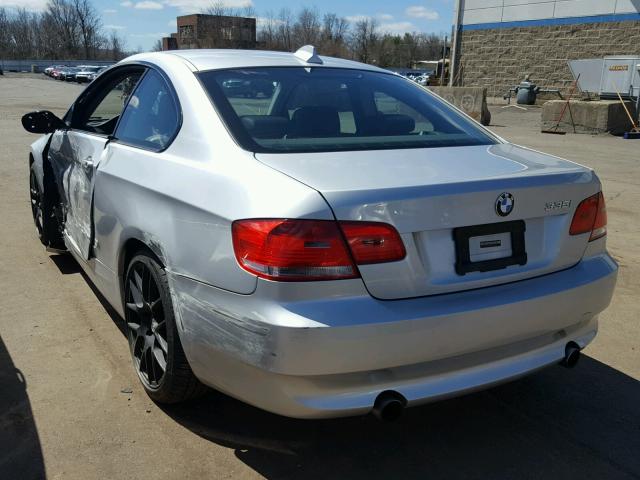 WBAWC7C54AE271498 - 2010 BMW 335 XI SILVER photo 3