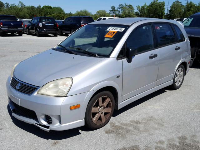 JS2RC62H165353532 - 2006 SUZUKI AERIO SILVER photo 2