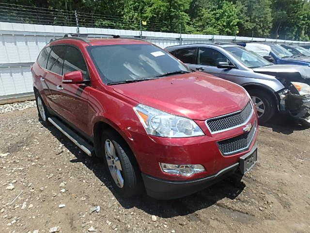 1GNKRGED5CJ229752 - 2012 CHEVROLET TRAVERSE L RED photo 1