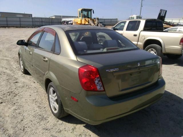 KL5JJ56Z86K272836 - 2006 SUZUKI FORENZA PR GREEN photo 3