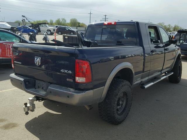3C6UD5ML3CG333484 - 2012 DODGE RAM 2500 S BLUE photo 4
