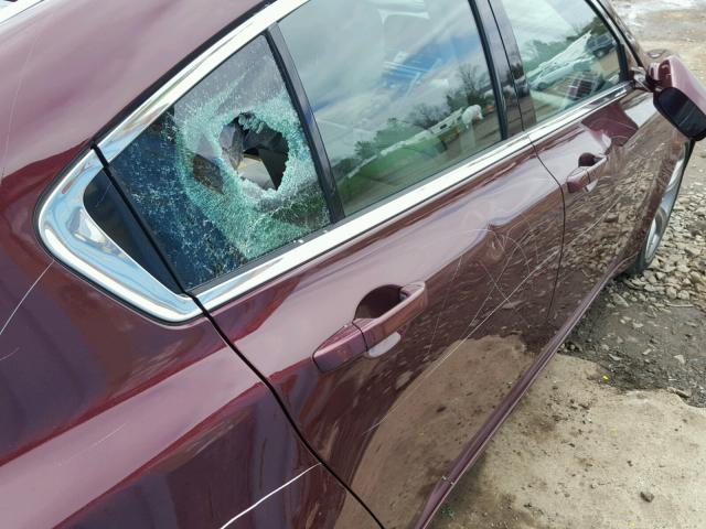 19UUA9F5XDA005553 - 2013 ACURA TL TECH BURGUNDY photo 9