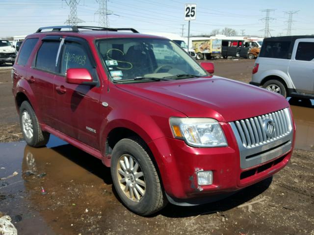 4M2CU97108KJ04356 - 2008 MERCURY MARINER PR RED photo 1