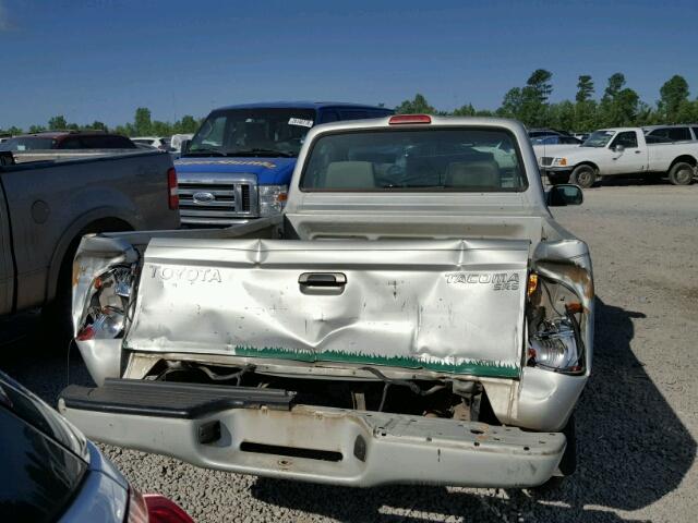 5TENL42N34Z346367 - 2004 TOYOTA TACOMA GRAY photo 6