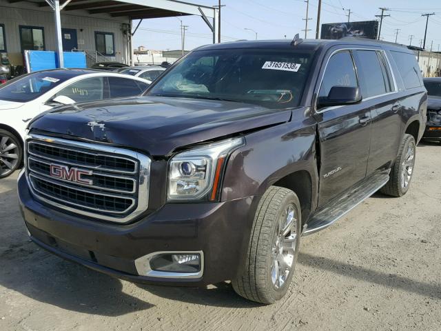 1GKS1HKC4FR741255 - 2015 GMC YUKON XL C PURPLE photo 2