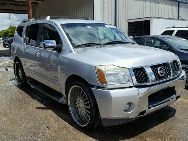 5N1AA08A26N706845 - 2006 NISSAN ARMADA SE SILVER photo 1