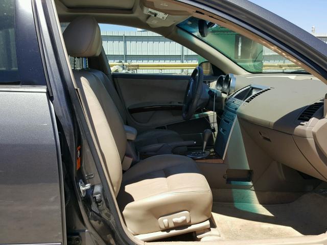 1N4BA41E35C825095 - 2005 NISSAN MAXIMA SE GRAY photo 5