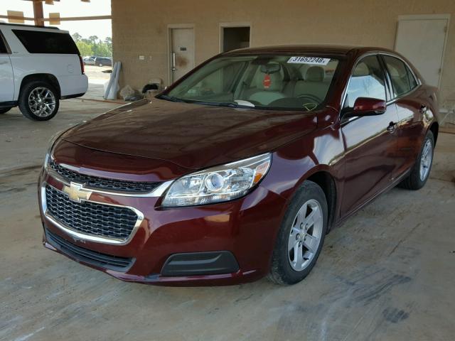 1G11C5SAXGF126817 - 2016 CHEVROLET MALIBU LIM RED photo 2