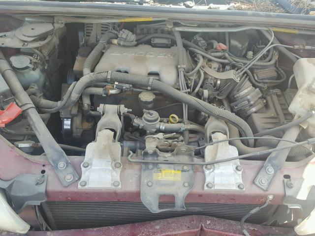 1GMDX03E31D103438 - 2001 PONTIAC MONTANA MAROON photo 7