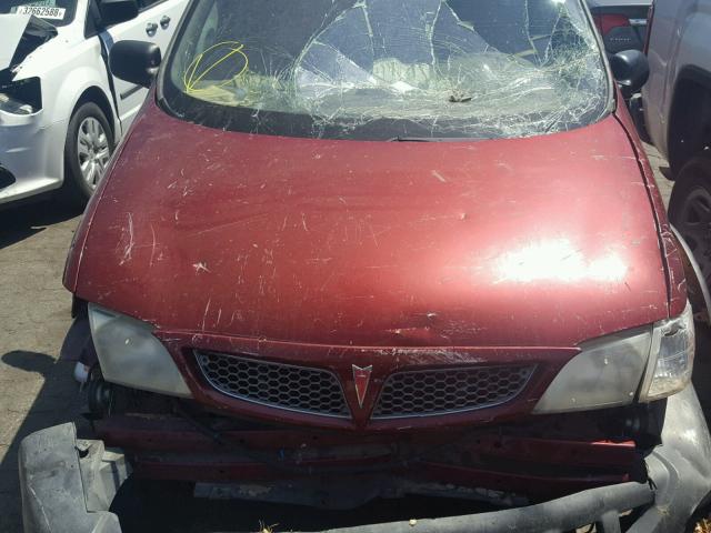 1GMDX03E31D103438 - 2001 PONTIAC MONTANA MAROON photo 9