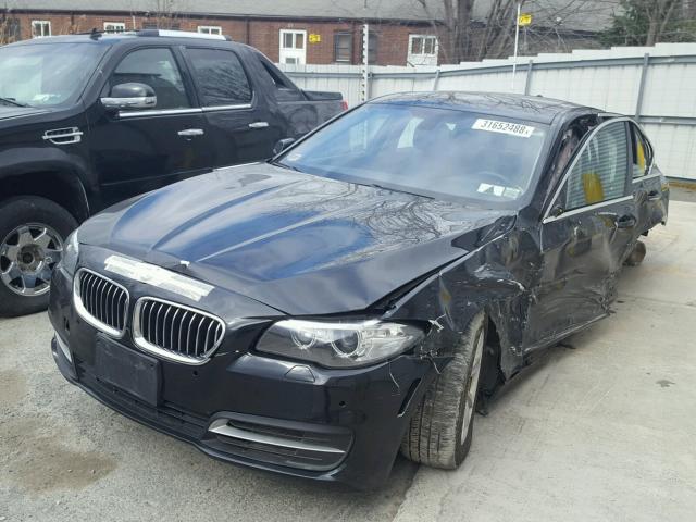 WBA5A7C5XFG143215 - 2015 BMW 528 XI BLACK photo 2