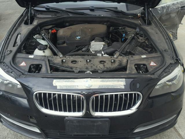 WBA5A7C5XFG143215 - 2015 BMW 528 XI BLACK photo 7