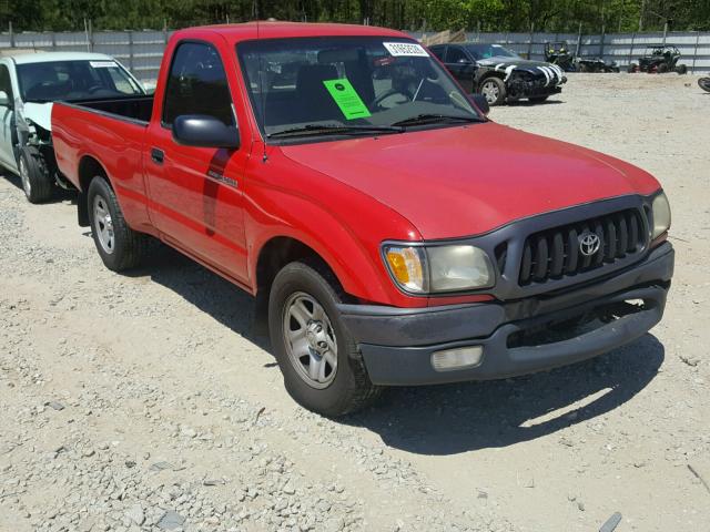 5TENL42N92Z140757 - 2002 TOYOTA TACOMA RED photo 1