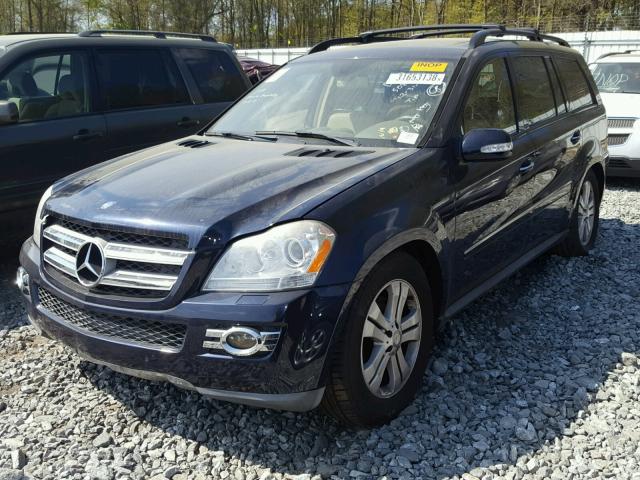 4JGBF22E68A430791 - 2008 MERCEDES-BENZ GL 320 CDI BLUE photo 2